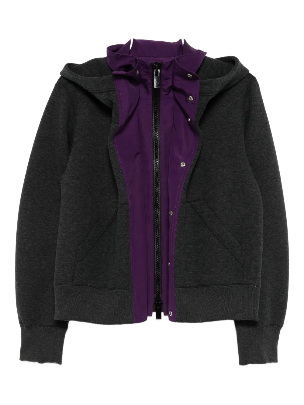 

Куртка с многослойными деталями SACAI, фиолетовый