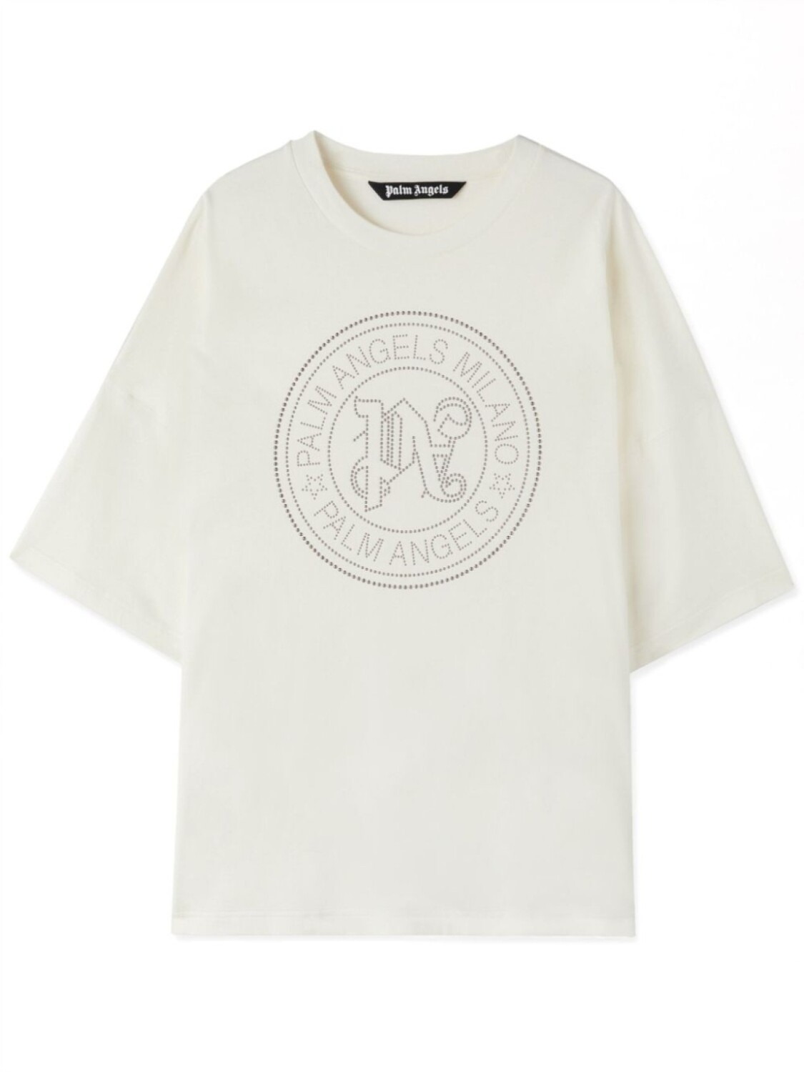 

Palm Angels футболка Milano с заклепками, белый