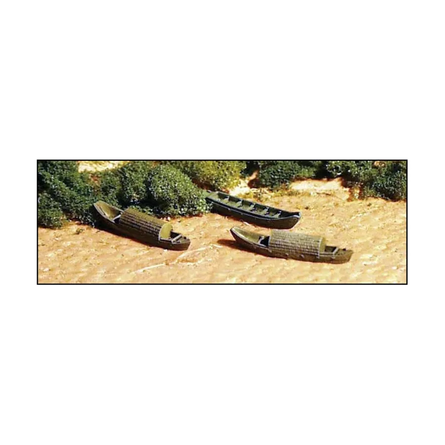 

Сампаны, Modern Micro Armour - Vietnam War - Vietnamese Water Craft (1:285)