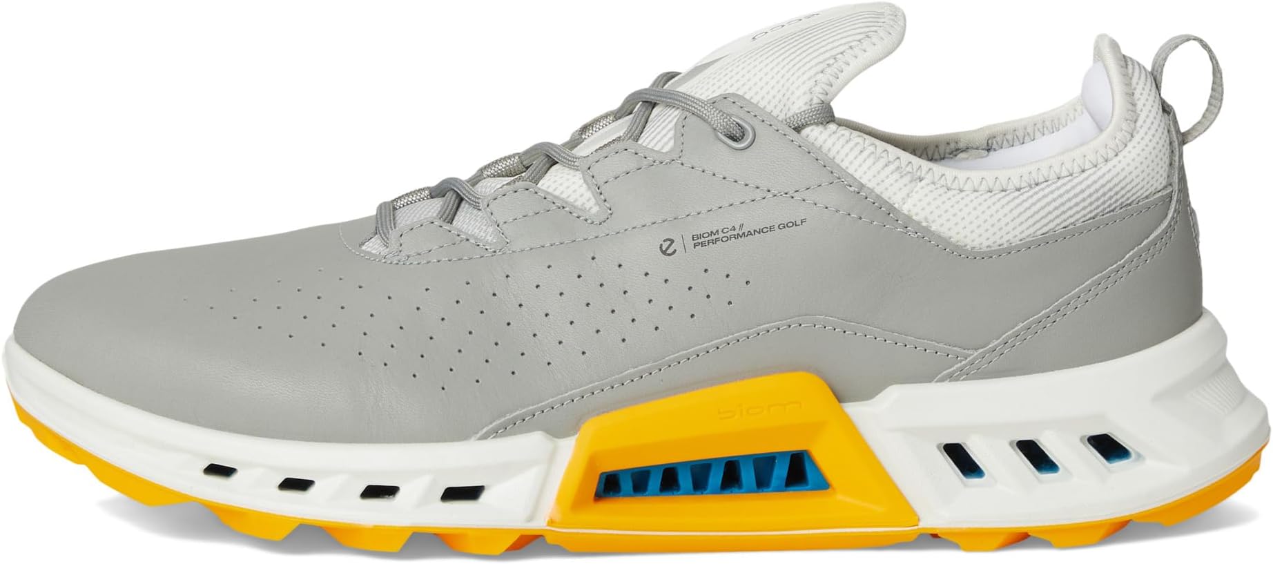 Кроссовки ECCO Golf Biom C4 Vented GORE-TEX Waterproof Golf Shoe, цвет Wild Dove/Sunrise — фото 4