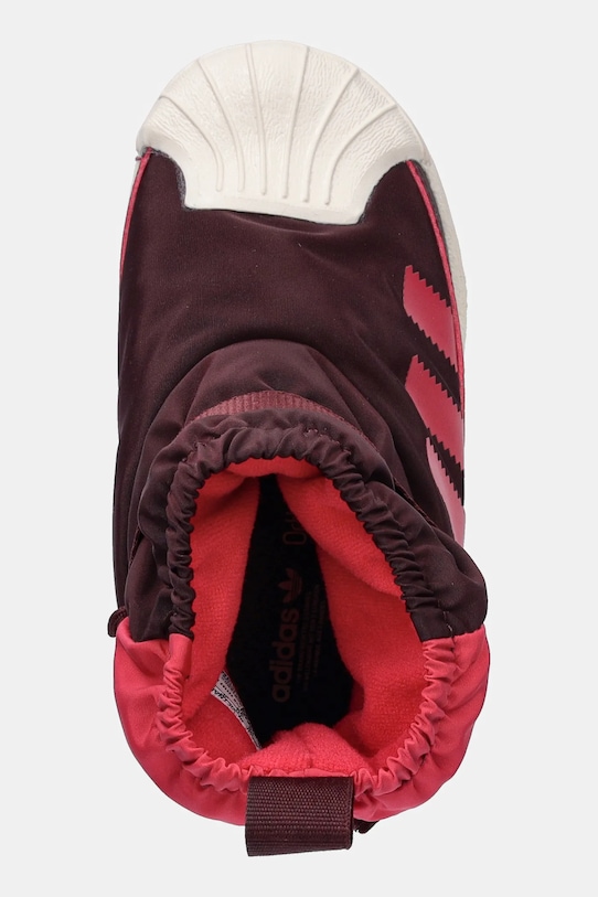 Детские кроссовки SUPERSTAR 360 WTR BOOT Adidas Originals, бордовый — фото 4