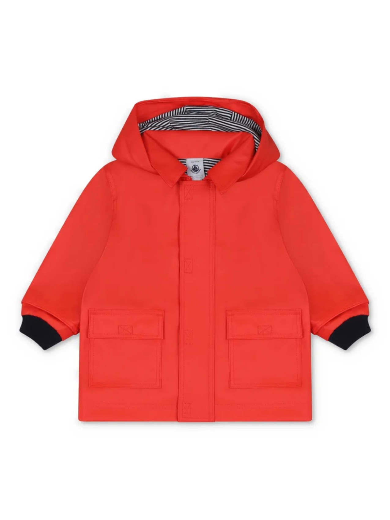 

Водоотталкивающий плащ Petit Bateau, красный