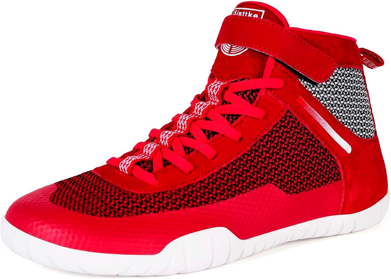 

Борцовки Мужские Боксерские Кроссовки Для Фитнеса, Тяжелой Атлетики И Пауэрлифтинга С Подошвой Нулевого Контакта Sisttke, красный