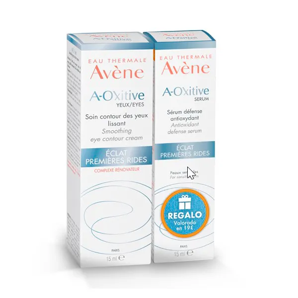 

Разглаживание контура глаз + сыворотка Promo Aox Ojos + Aox Serum Avene, 2 UD
