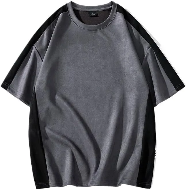 

Свободная рубашка с коротким рукавом и цветными блоками GFHSKRPL