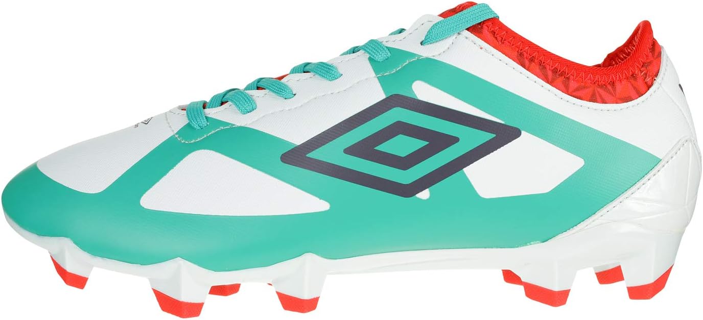 Мужские футбольные бутсы Umbro Velocita III Premier для твердого грунта, синий/красный/зеленый — фото 3