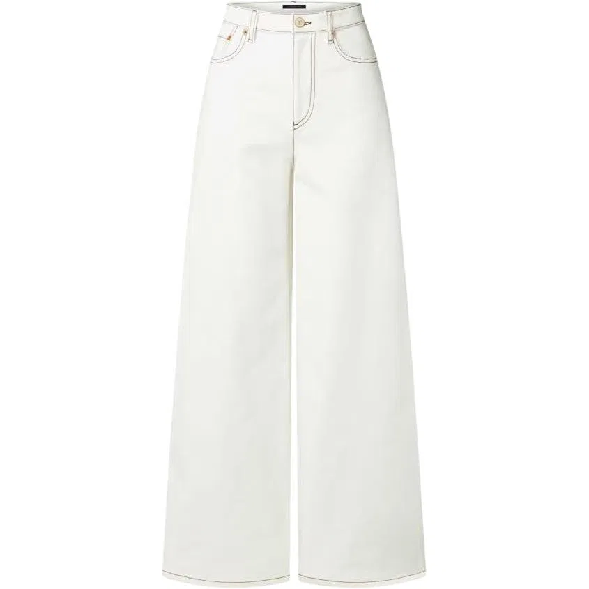 Джинсы LOUIS VUITTON SS26 белые