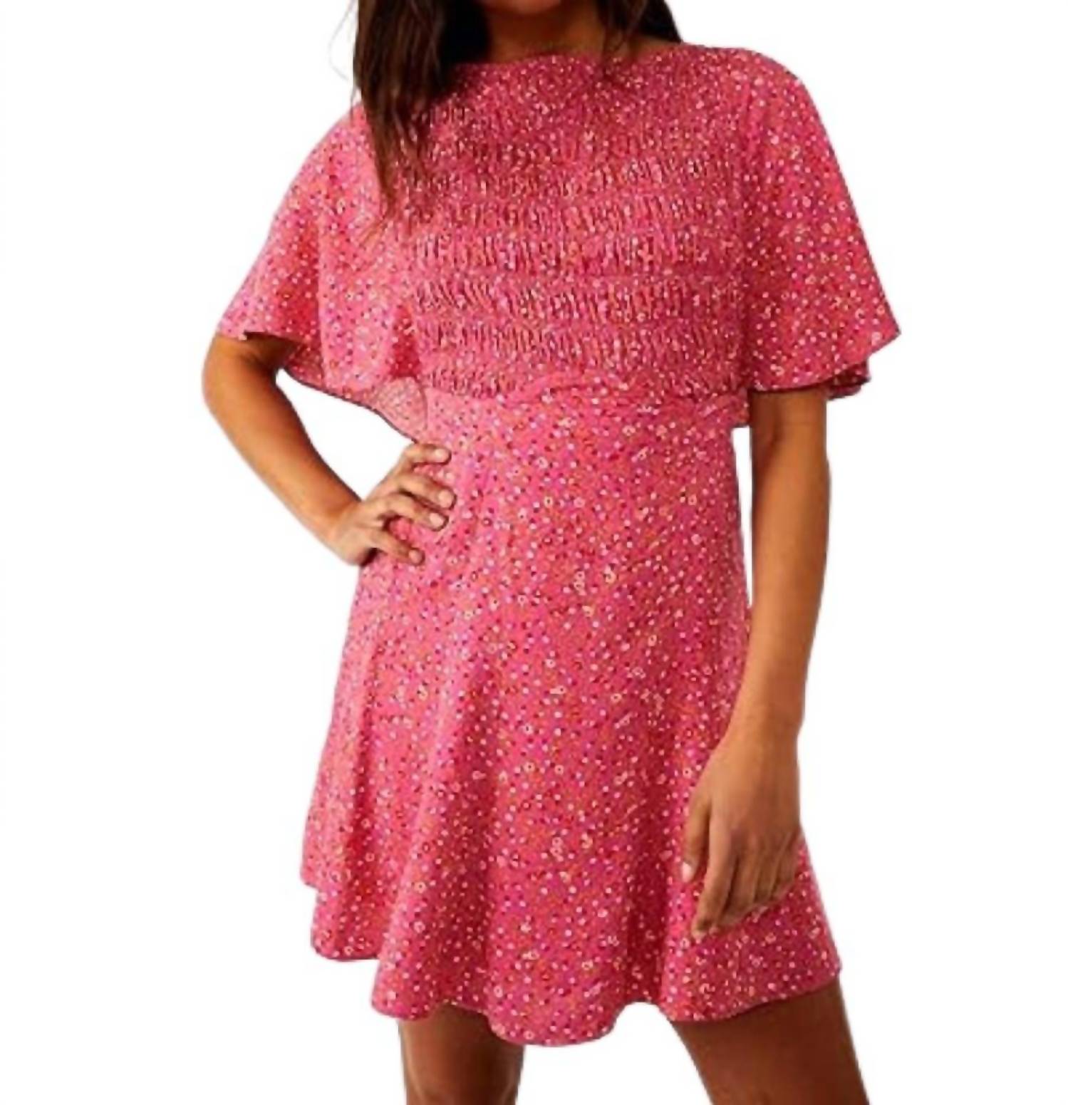 

Платье-мини Florence в женском стиле Free People, цвет femme combo