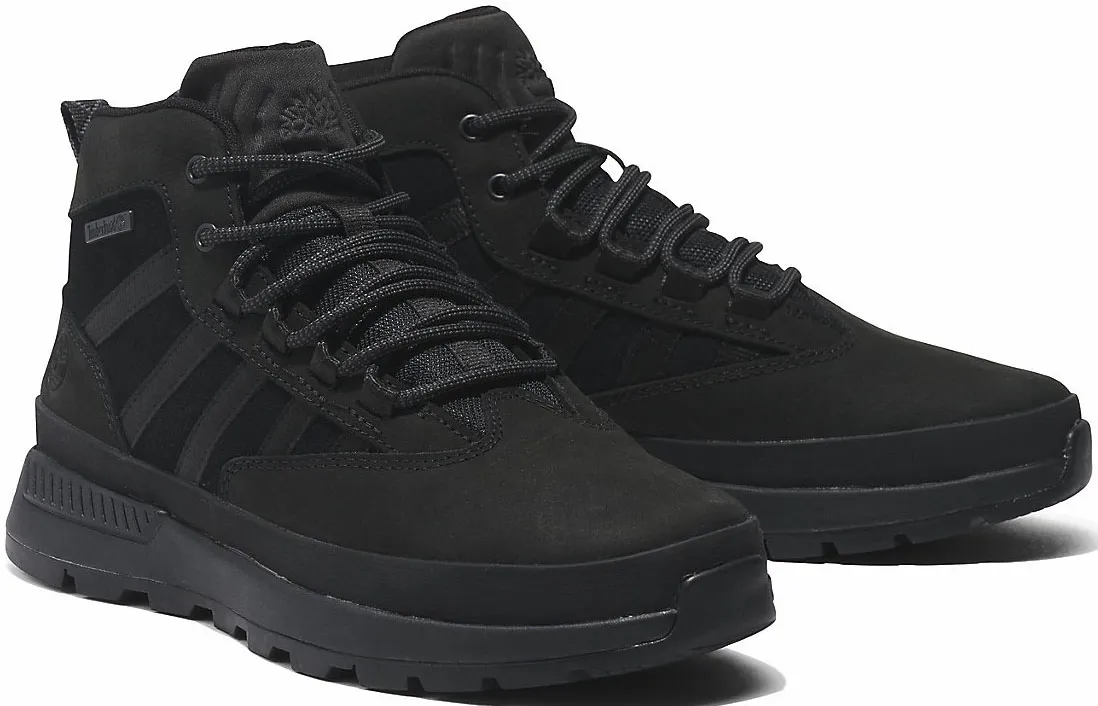 

Ботинки Timberland на шнуровке "EURO TREKKER MID LACE UP SNEAKER", черный