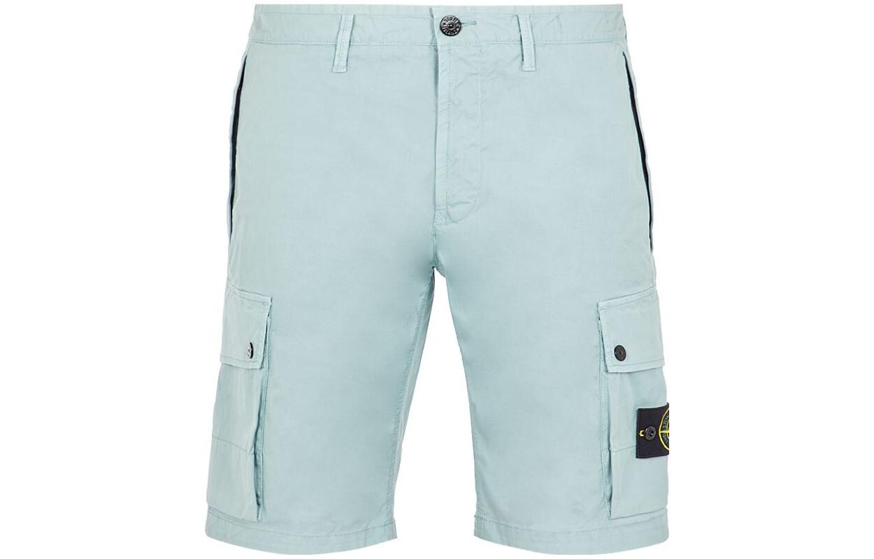 Повседневные шорты мужские синие Stone Island, синий