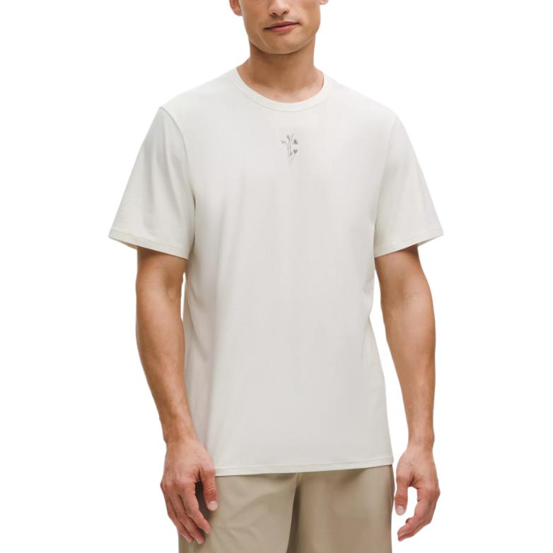 

Футболка с защитой от ультрафиолета мужская Lululemon, светлая слоновая кость