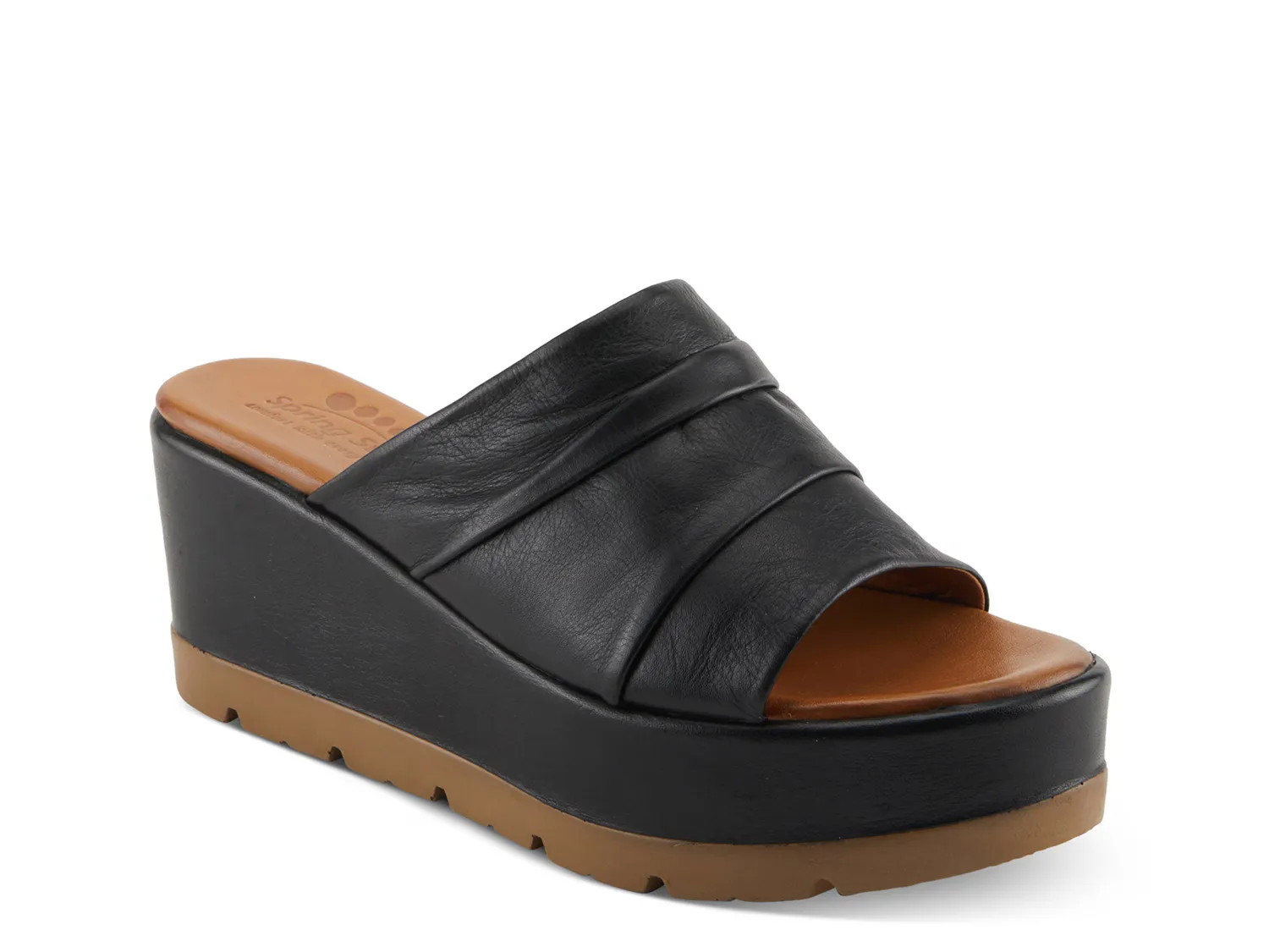 Сандалии Allerton Wedge Sandal Spring Step, черный