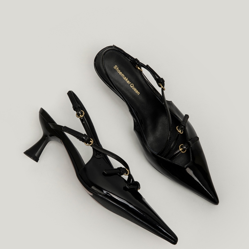 SHOEMAKER QUEEN Стройные каблуки на высоком каблуке женские молочно-белые, цвет Milk White — фото 4