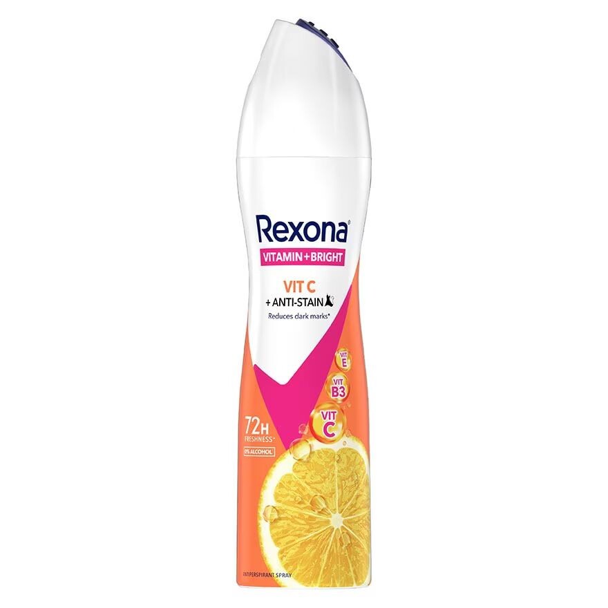 

Rexona Spray Витамин + Bright Vit C + Антиперспирант против пятен 135 мл, Pink