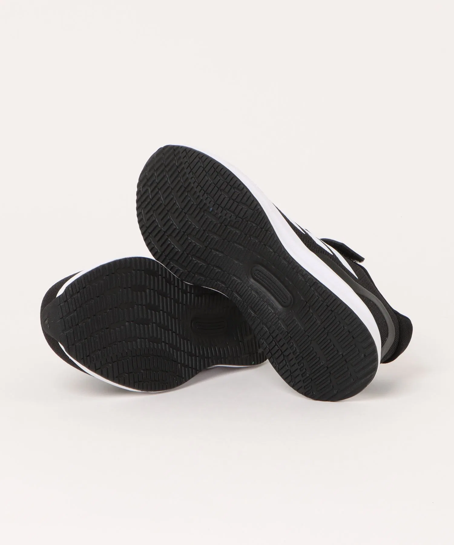 Детские кроссовки adidas CORE FAITO 5.0 EL C для бега, лёгкие, с липучками, чёрные — фото 3