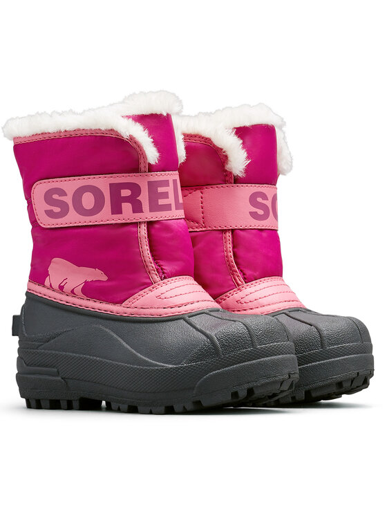 Сапоги для снега Snow Commander 2114101652 Sorel, розовый — фото 2