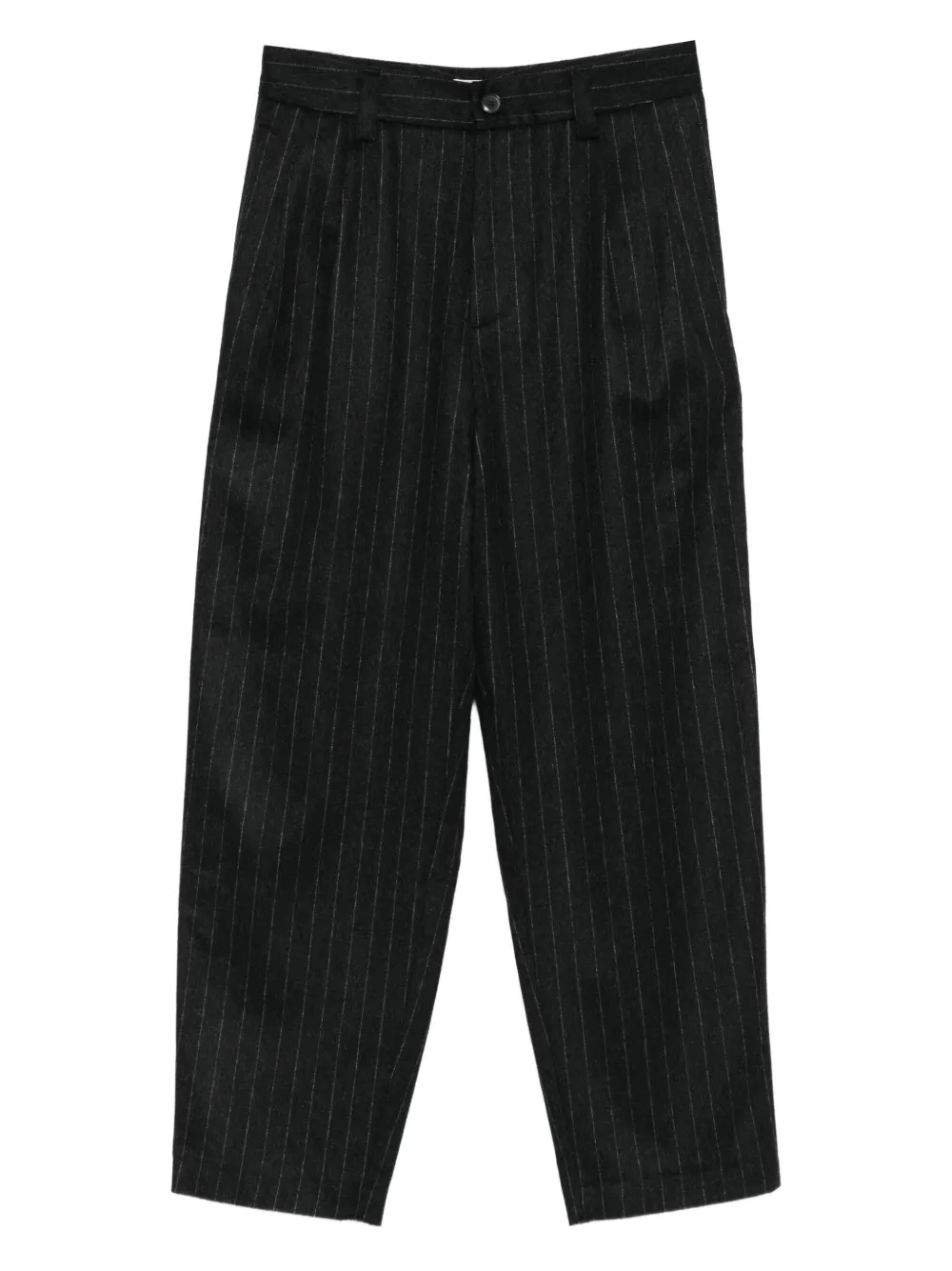 

Брюки в тонкую полоску со складками Barena, серый