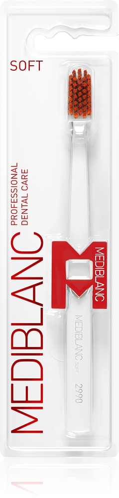 

2990 мягкая зубная щетка Mediblanc, 1 шт