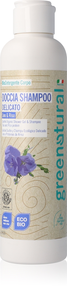 

Гель для душа и шампунь Гель для душа и шампунь "два в одном" Greenatural, linen and rice 250 мл