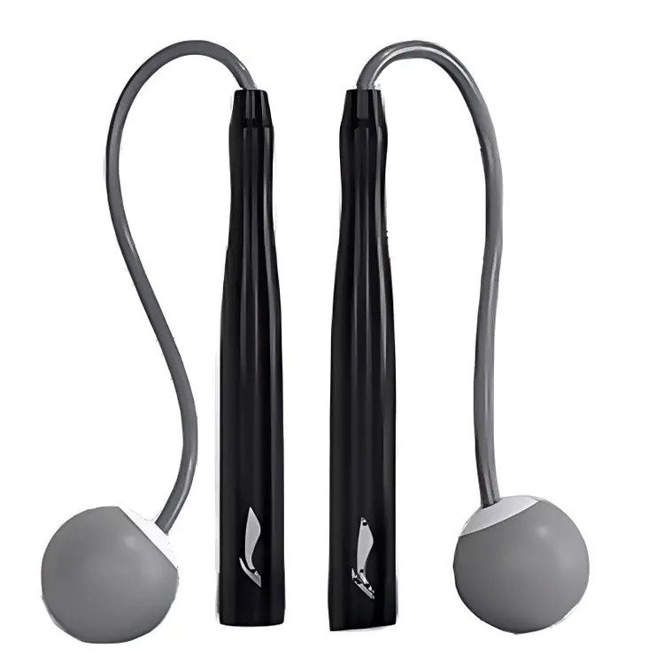 

Развлекательная скакалка для детей материал ручек pvc шнур, материал корпуса abs беспроводная LINING, черный