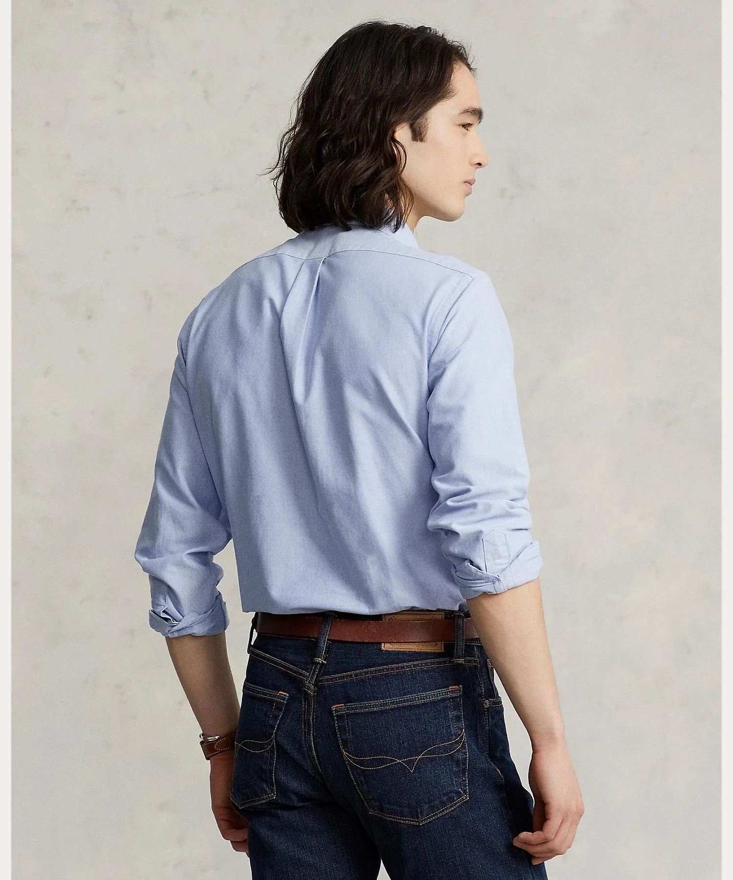 Мужская рубашка Polo Ralph Lauren Iconic Oxford — фото 4