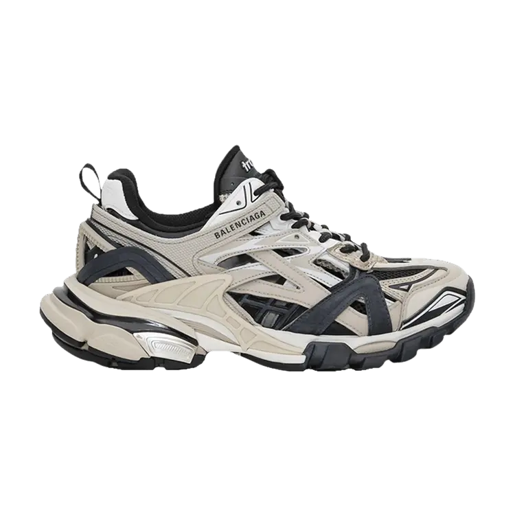 Кроссовки Balenciaga Wmns Track.2 Trainer Beige Black, желто-коричневый