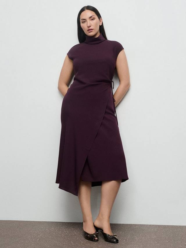 

Платье-чепчик с воротником-стойкой Mango, Medium Purple