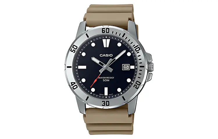 

CASIO Часы Men Standard Series Black Watch MTP-VD01-5EV, Black Dial
