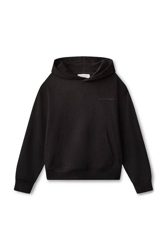 

Детская хлопковая толстовка Calvin Klein Jeans, черный