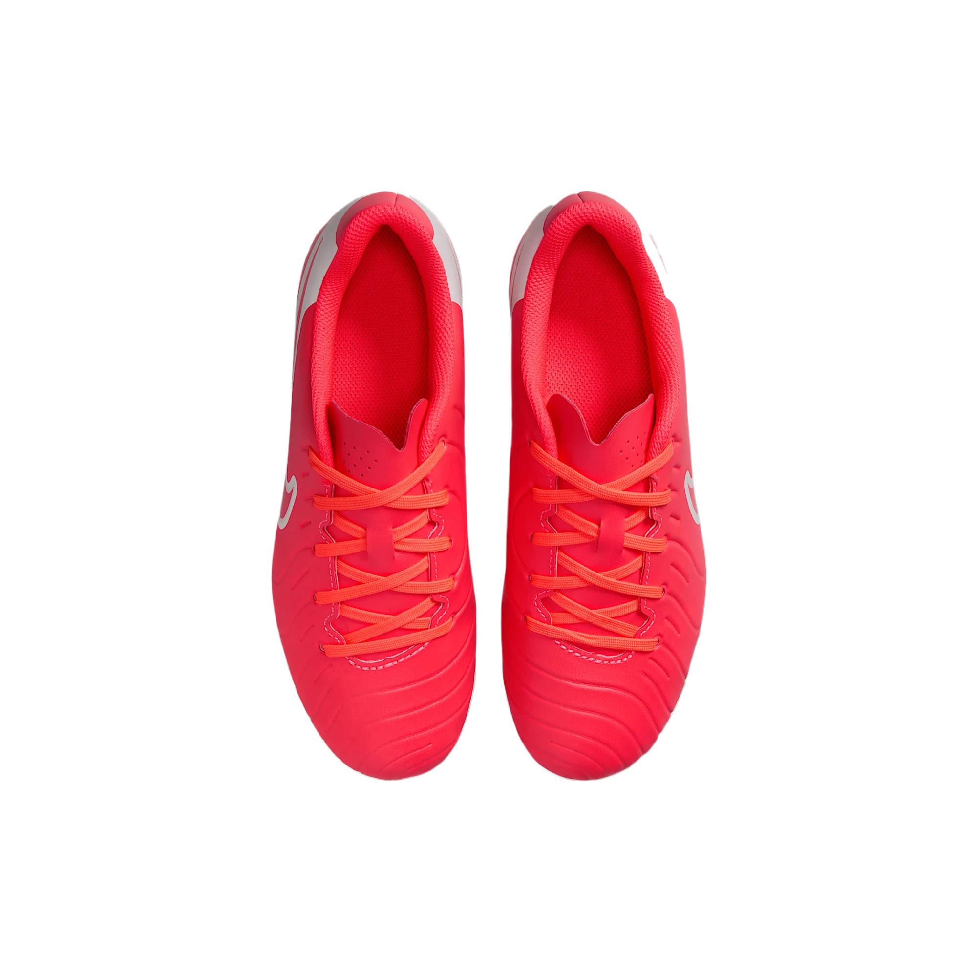 Nike Tiempo Legend 10 Club детские футбольные бутсы red white kids — фото 3