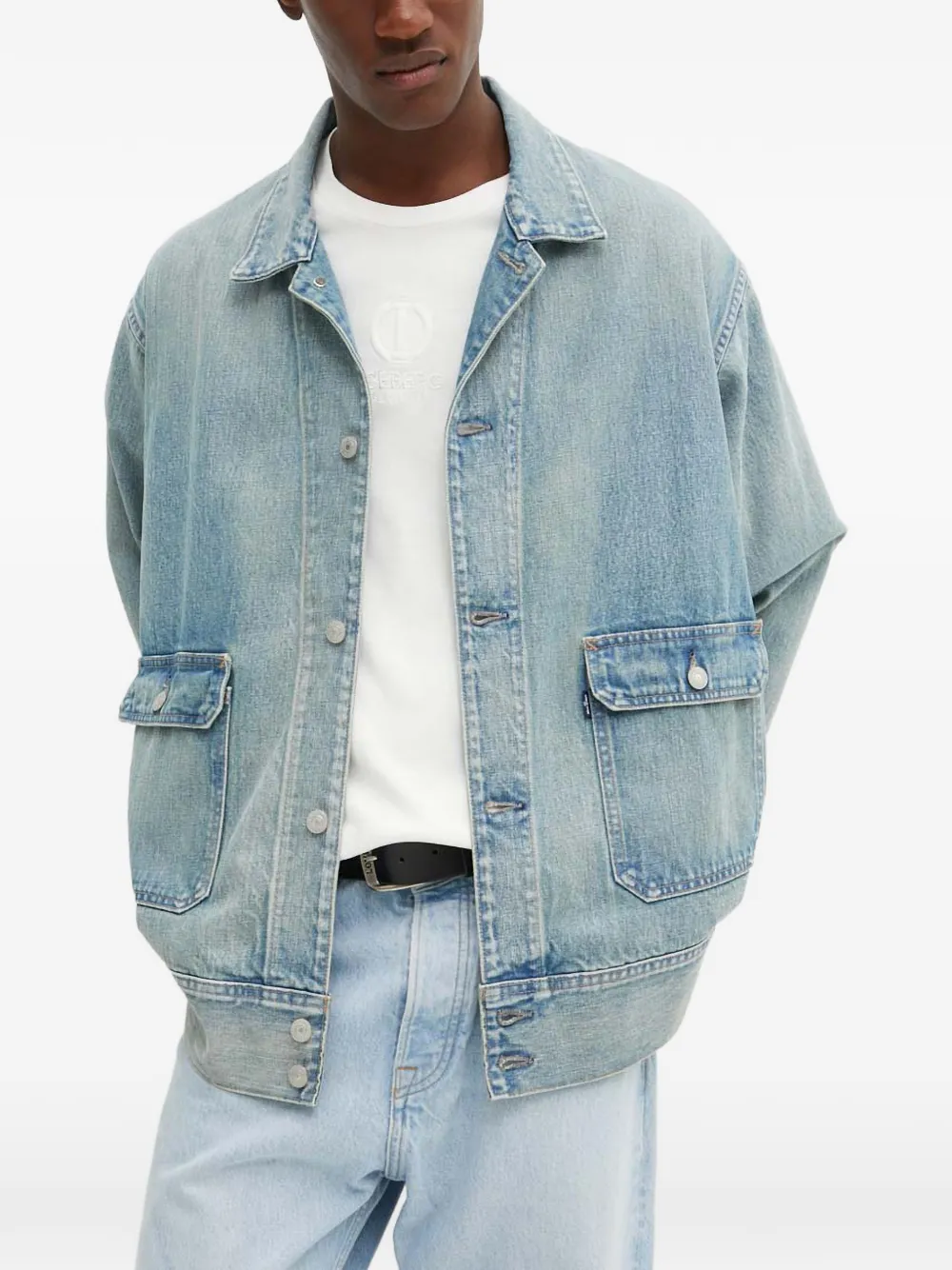 Джинсовая куртка с накладными карманами Levi'S, синий — фото 3