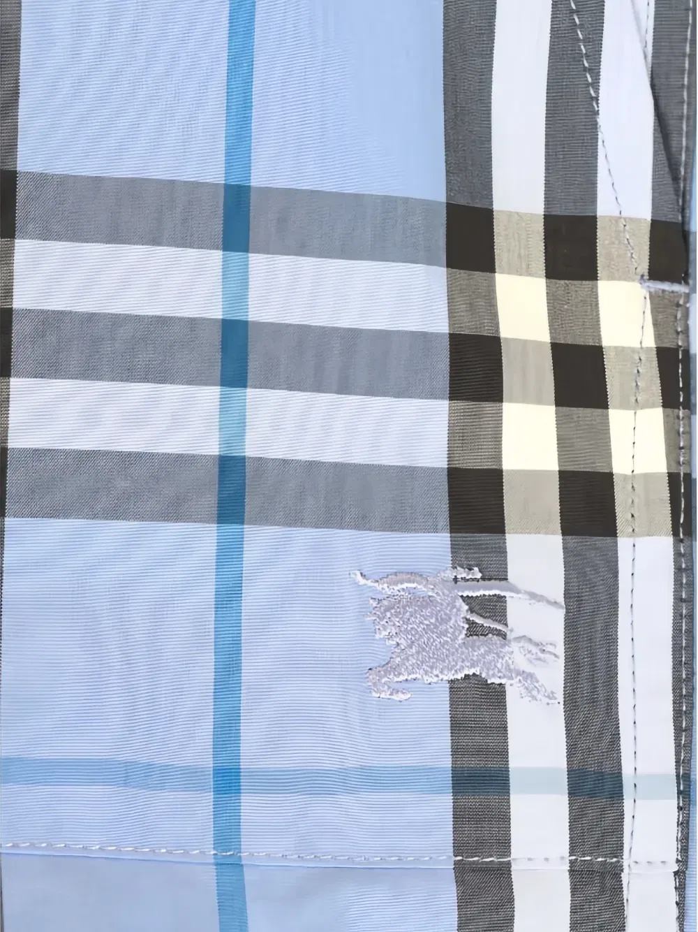 Шорты BURBERRY, женские, синий — фото 4