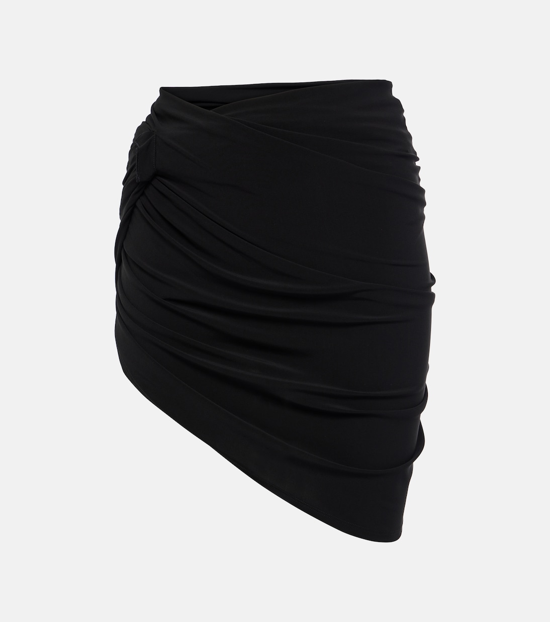

Мини-юбка La Mini Jupe Drapeado со сборками Jacquemus, черный