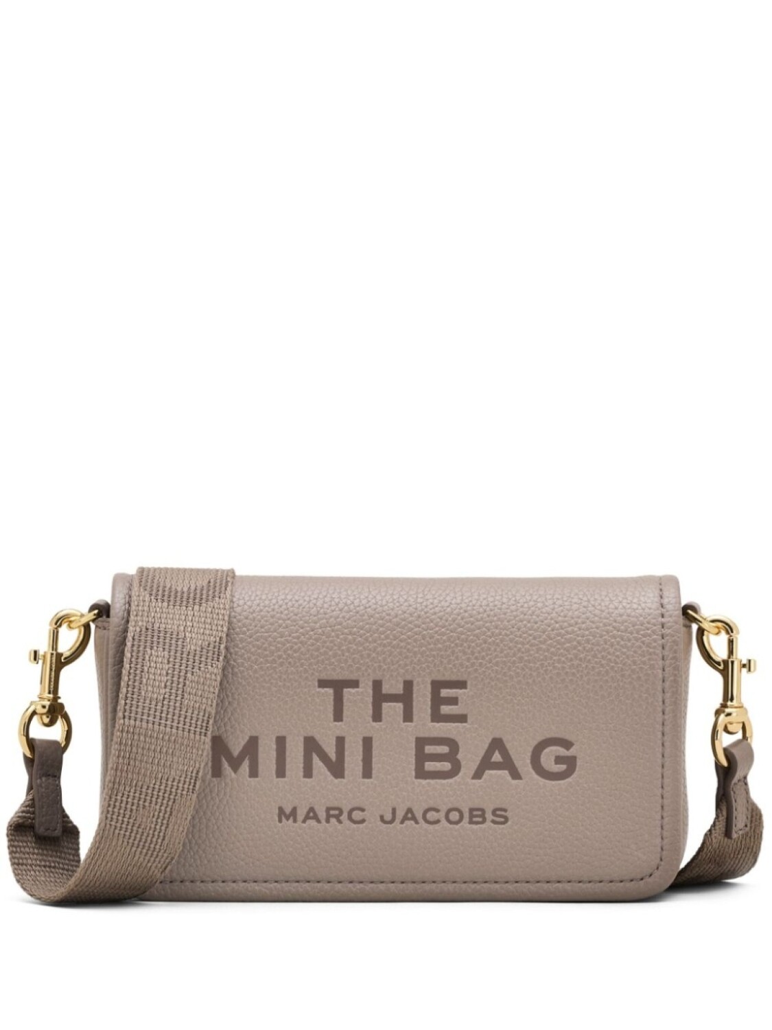 

Кожаная мини-сумка через плечо Marc Jacobs, нейтральный цвет