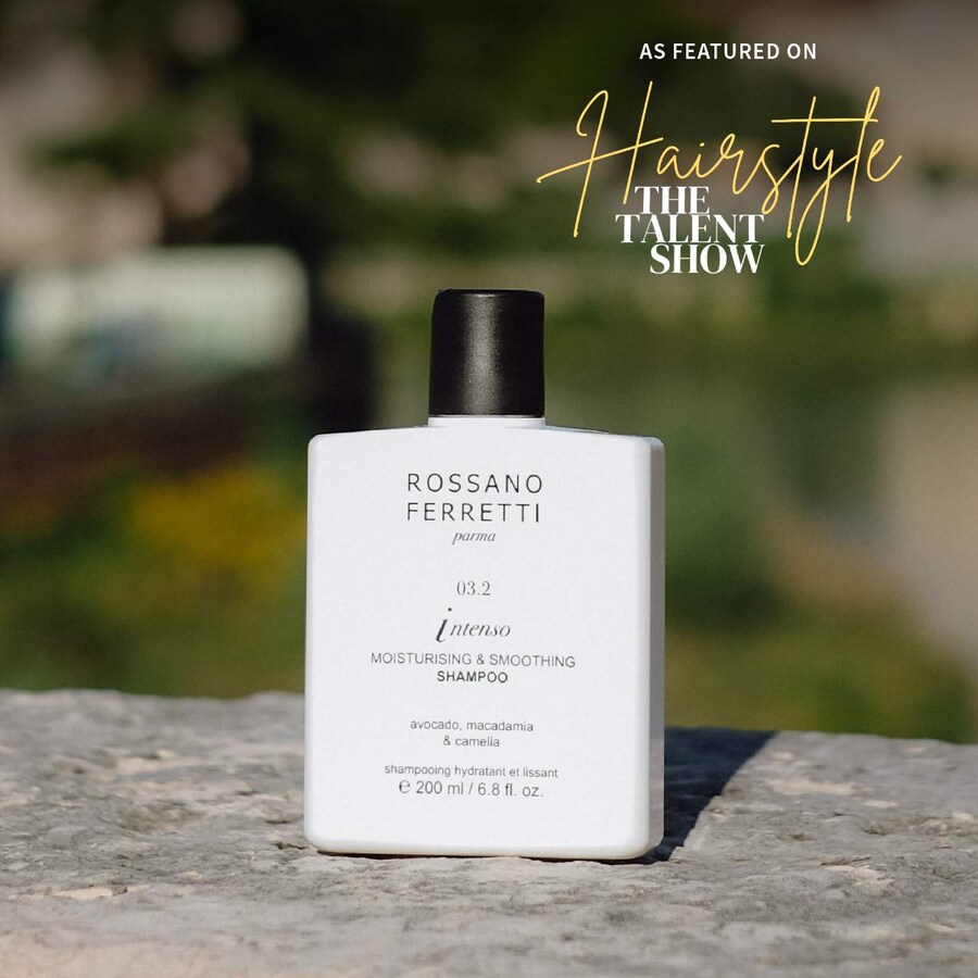Интенсо Разглаживающий шампунь для густых волос Rossano Ferretti Parma, 6.8 oz/200 mL — фото 2