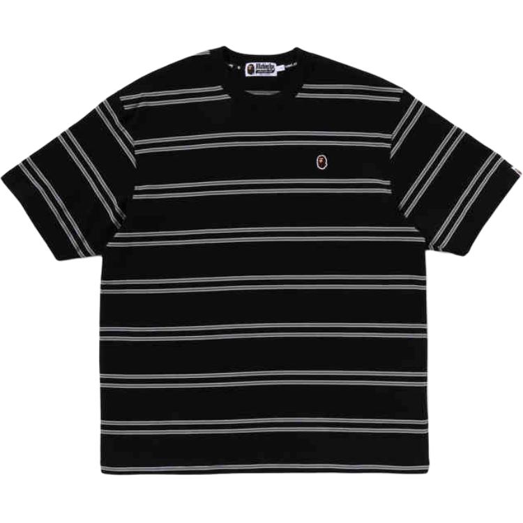 

Футболка Bape Ape Head One Point Hoop Relaxed Fit A BATHING APE, черный