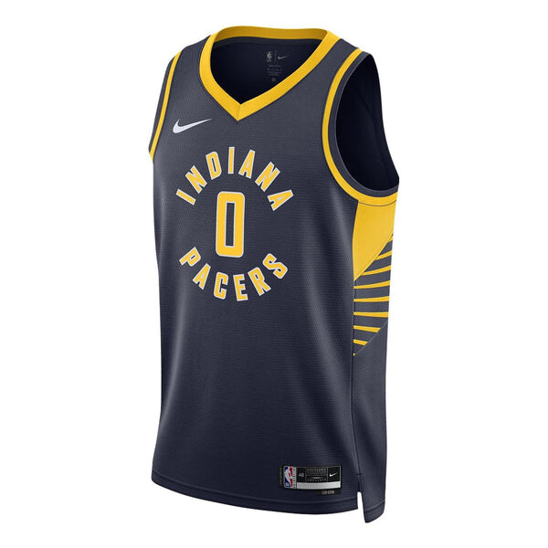 

Футболка x nba indiana pacers icon edition 22 23 swingman джерси Nike, черный