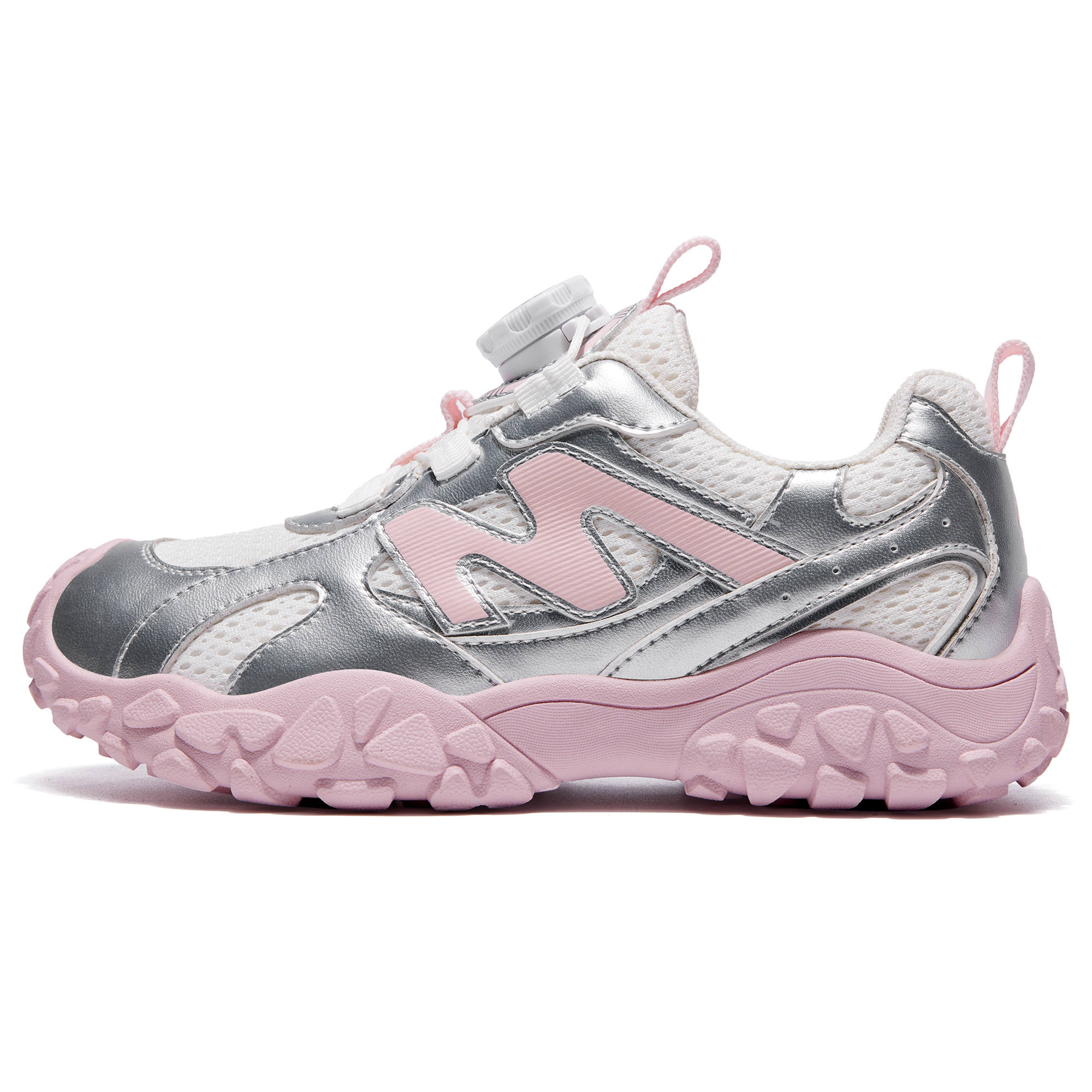 

Низкие детские кроссовки Outdoor CAMEL, серебро/белый/розовый