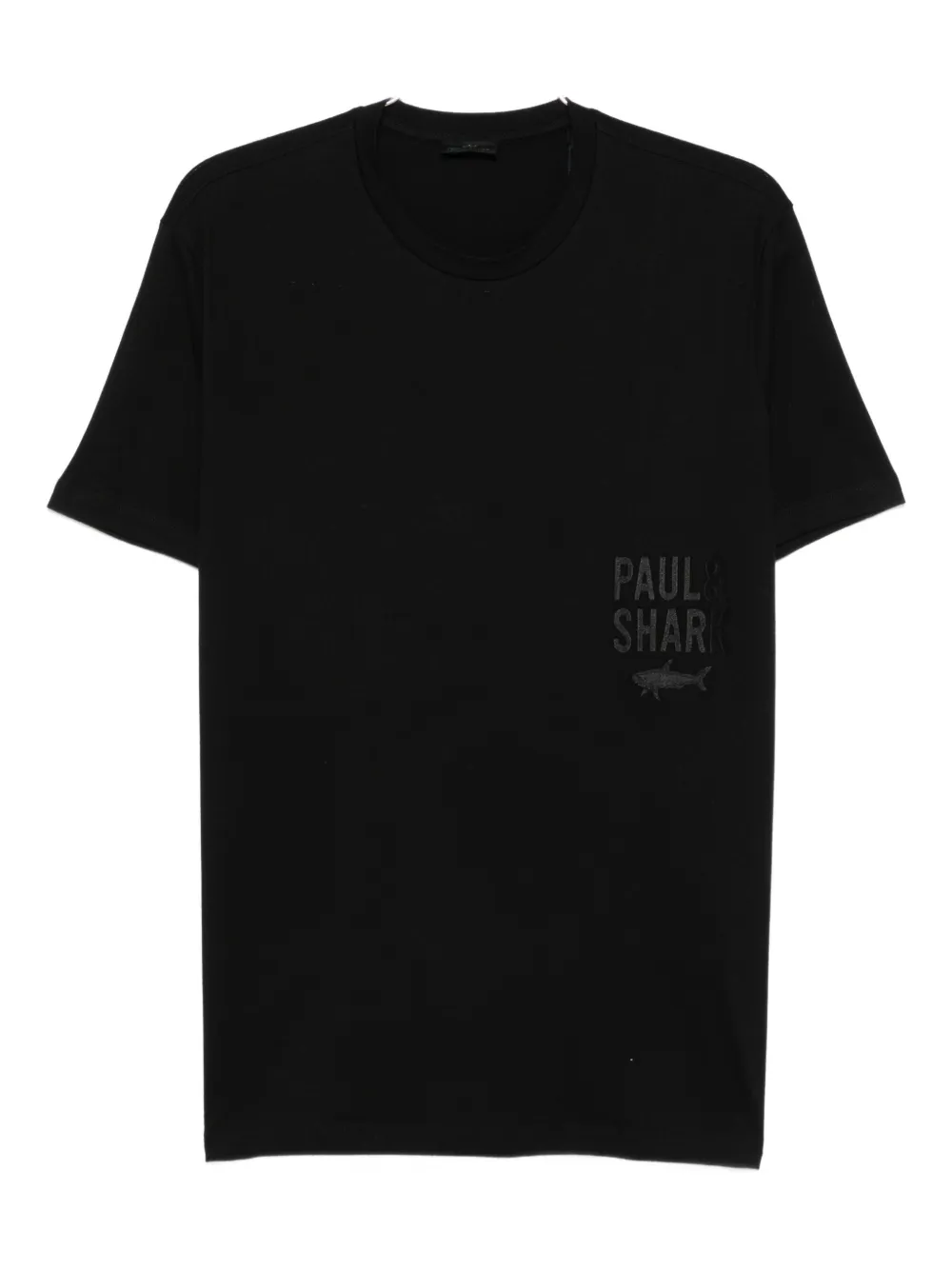 

Футболка из хлопка с логотипом Paul & Shark, черный