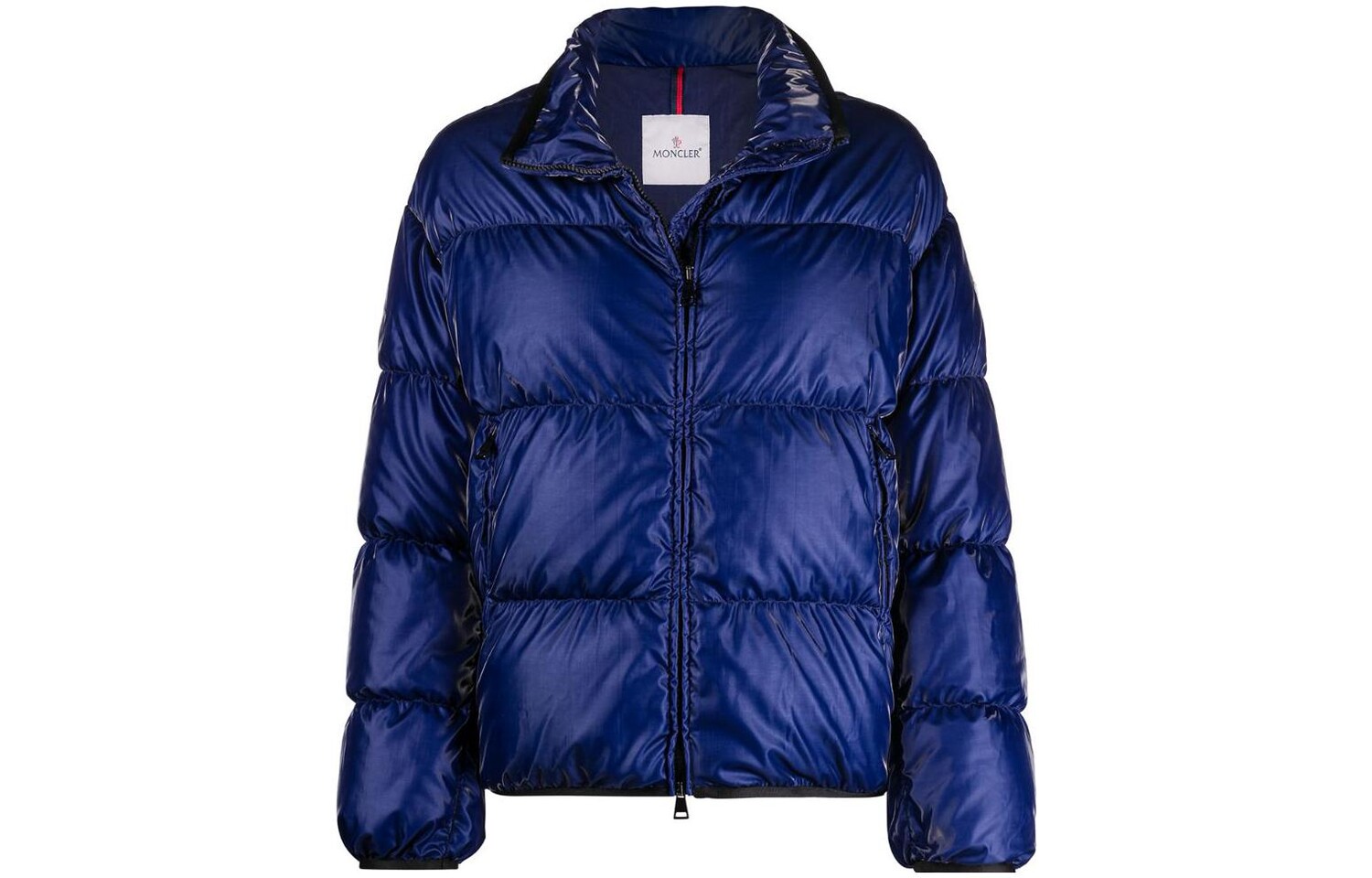 

Пуховик женский синий Moncler
