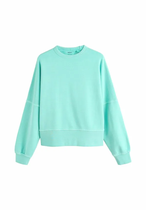 

Свитшот с круглым вырезом и эффектом потертости Next, Turquoise/Blue, Синий, Свитшот с круглым вырезом и эффектом потертости Next, Turquoise/Blue