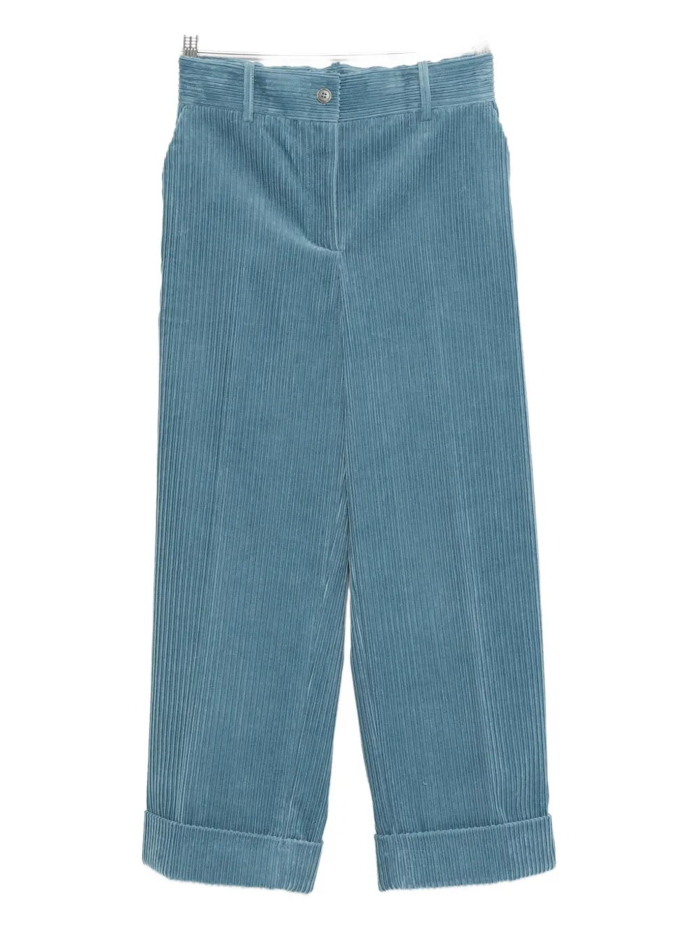 

Вельветовые брюки с манжетами P.A.R.O.S.H., синий