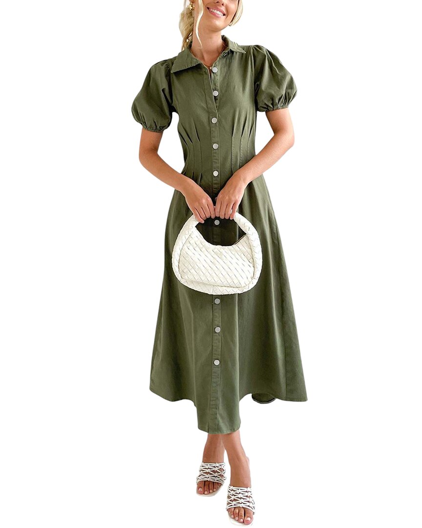 

Платье макси DELI.S DELI S, зеленый