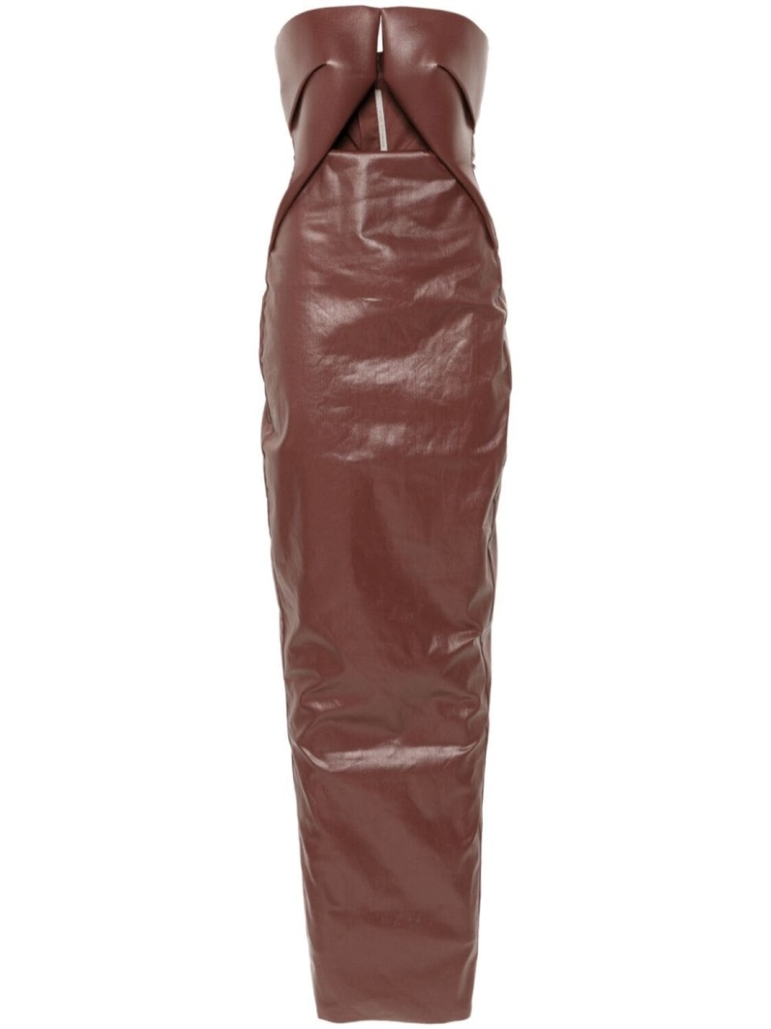 

Rick Owens платье-лапша, коричневый