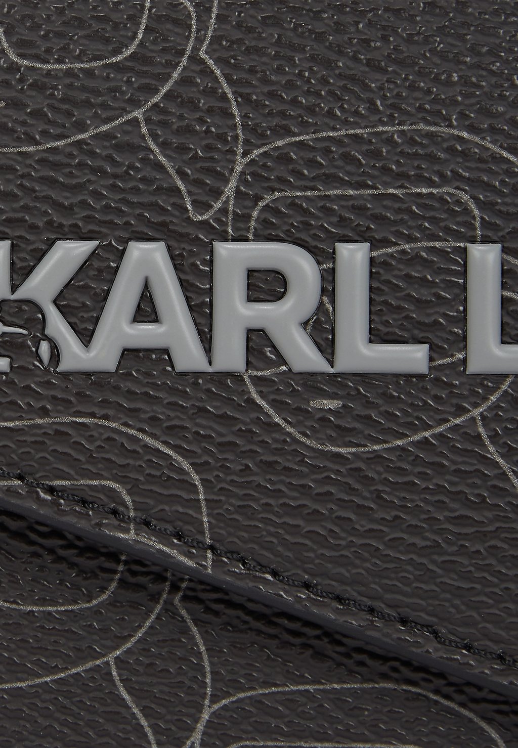 

Сумка через плечо IKON MONOGRAM POUCH KARL LAGERFELD, черный