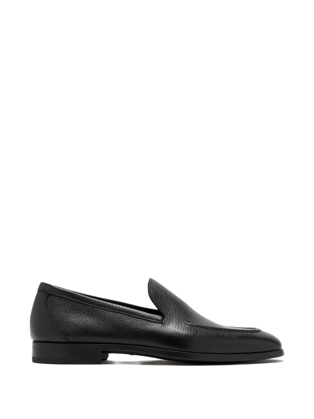 Лоферы из зернистой кожи Magnanni, черный