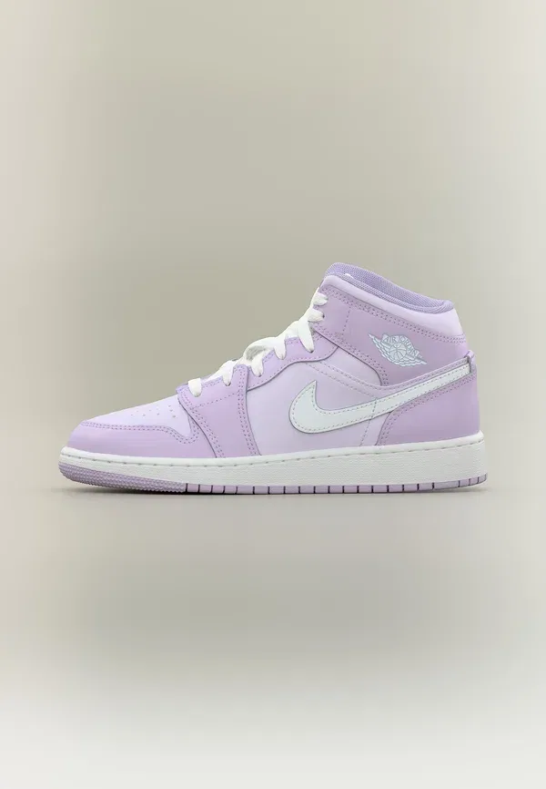 Кроссовки Air 1 Mid High Top Jordan, фиолетовый туман/белый/едва виноградный