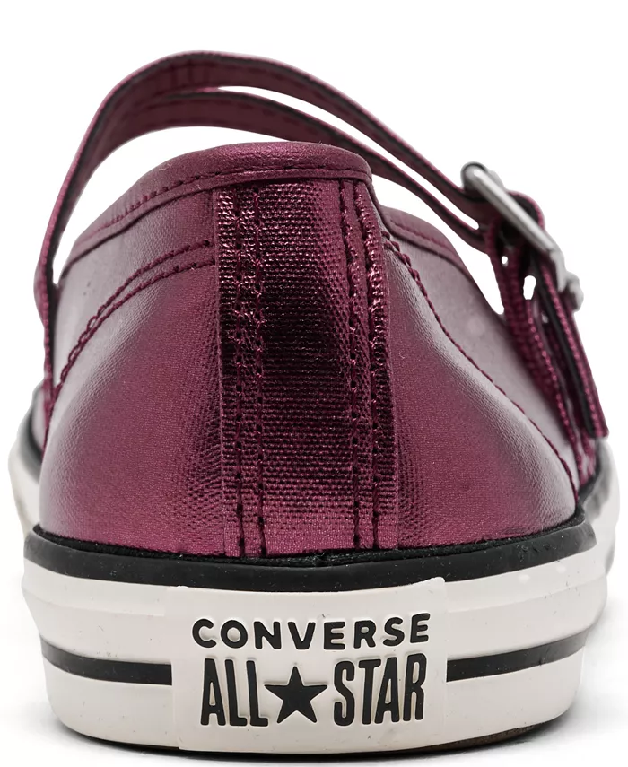 Женские повседневные сабо Chuck Taylor All Star Dainty Mary Jane от Finish Line Converse, красный — фото 4