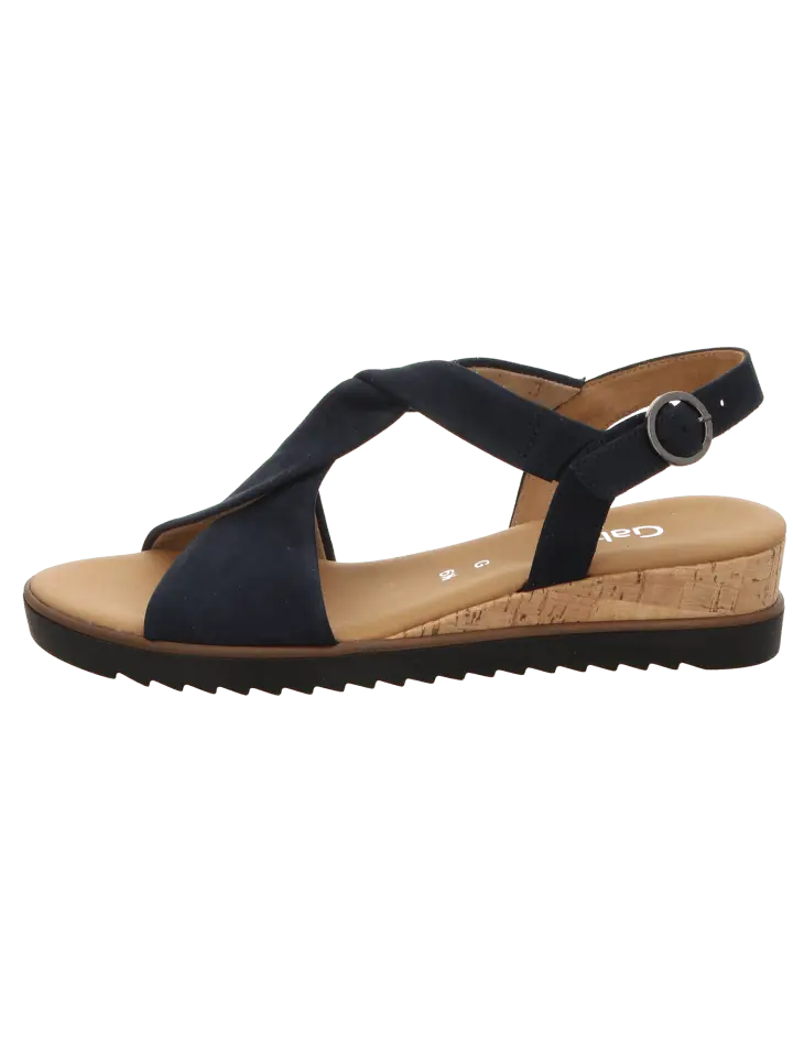Сандалии на плоской подошве Gabor Comfort Sandaletten Bequem Abs Bis 40 Genua, синий — фото 2