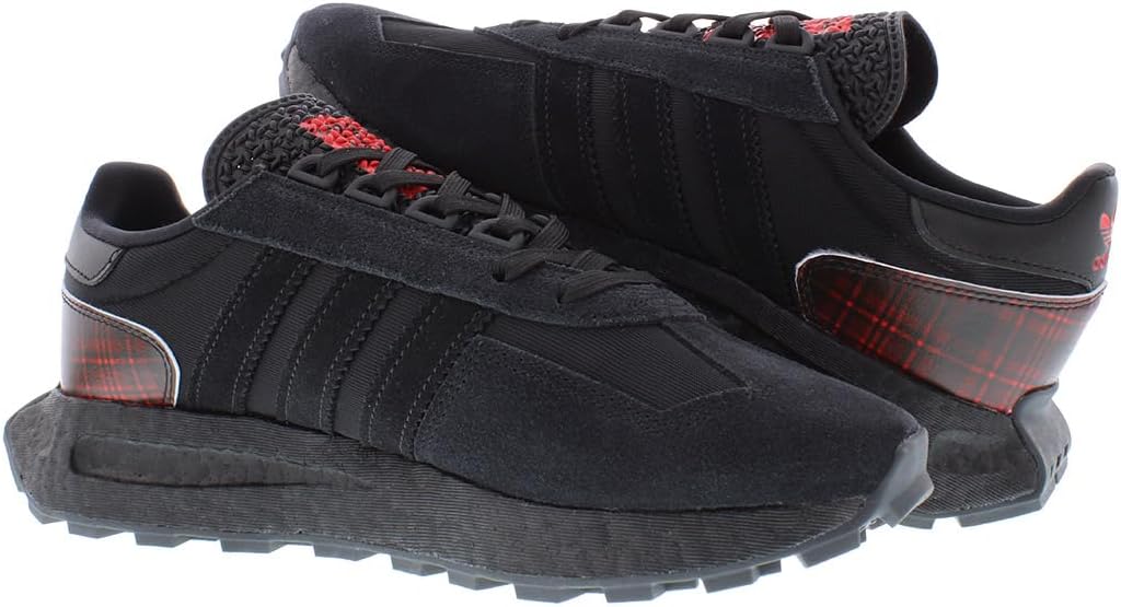 Мужские кроссовки Adidas, черный/красный/ярко-красный — фото 4